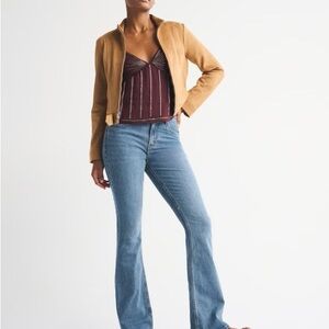 Abercrombie & fitch curve love midrise bootcut jean medium wash size 30